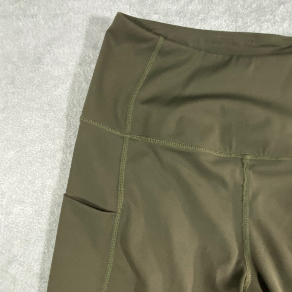 All in Motion Womens High Waisted Pocket Leggings Olive Green Activewear Small - Picture 8 of 15